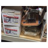 Lot of (1/2 Shelf) Floor Boxes, Drop-in Box Kit, In Box Cover Kit (assorted)