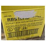 Lot of (1/2 Shelf) Cable Supports, Mount Box Supports, Outlet Box Mounting Brackets