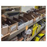 Lot of (1 Shelf) Hardwares, 2" Distribution Rings, Brackets (assorted)