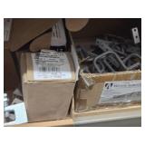 Lot of (1 Shelf) Hardwares, 2" Distribution Rings, Brackets (assorted)