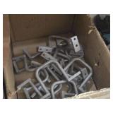 Lot of (1 Shelf) Hardwares, 2" Distribution Rings, Brackets (assorted)