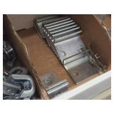 Lot of (1 Shelf) Hardwares, 2" Distribution Rings, Brackets (assorted)
