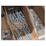 Lot of (1 Shelf) Hardwares, 2" Distribution Rings, Brackets (assorted)