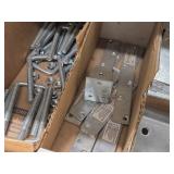 Lot of (1 Shelf) Hardwares, 2" Distribution Rings, Brackets (assorted)