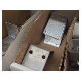 Lot of (1 Shelf) Hardwares, 2" Distribution Rings, Brackets (assorted)