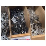 Lot of (1 Shelf) Hardwares, 2" Distribution Rings, Brackets (assorted)