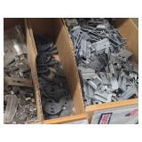 Lot of (1 Shelf) Hardwares, 2" Distribution Rings, Brackets (assorted)