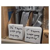 Lot of (1 Shelf) Mud Rings (assorted)