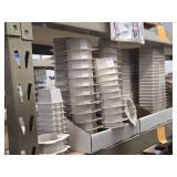 Lot of (1/2 Shelf) Plastic Gang Boxes + Parts (assorted)