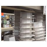 Lot of (1/2 Shelf) Plastic Gang Boxes + Parts (assorted)