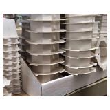 Lot of (1/2 Shelf) Plastic Gang Boxes + Parts (assorted)
