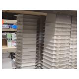 Lot of (1/2 Shelf) Plastic Gang Boxes + Parts (assorted)