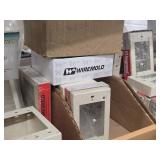 Lot of (1/2 Shelf) Junction Boxes / Device Boxes / Outlet Box Adjusting Rings (assorted)