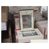 Lot of (1/2 Shelf) Junction Boxes / Device Boxes / Outlet Box Adjusting Rings (assorted)