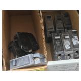 Lot of (1 Shelf) Circuit Breakers (assorted)
