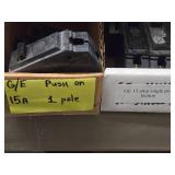 Lot of (1 Shelf) Circuit Breakers (assorted)