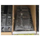 Lot of (1 Shelf) Circuit Breakers (assorted)