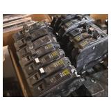 Lot of (1 Shelf) Circuit Breakers (assorted)