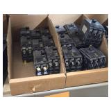 Lot of (1 Shelf) Circuit Breakers (assorted)