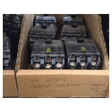 Lot of (1 Shelf) Circuit Breakers (assorted)