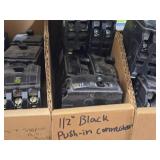 Lot of (1 Shelf) Circuit Breakers (assorted)