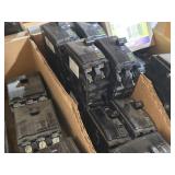 Lot of (1 Shelf) Circuit Breakers (assorted)