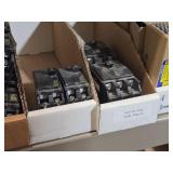 Lot of (1 Shelf) Circuit Breakers (assorted)