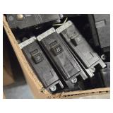 Lot of (1 Shelf) 20 Amp Circuit Breakers (assorted)
