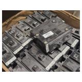 Lot of (1 Shelf) 20 Amp Circuit Breakers (assorted)