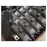 Lot of (1 Shelf) 20 Amp Circuit Breakers (assorted)