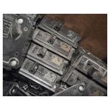 Lot of (1 Shelf) 20 Amp Circuit Breakers (assorted)