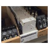 Lot of (1 Shelf) 125/90/40/30 Amp Circuit Breakers (assorted)
