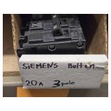 Lot of (1 Shelf) 20/30/15 Amp Circuit Breakers (assorted)