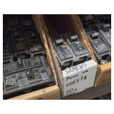 Lot of (1 Shelf) 20/30/15 Amp Circuit Breakers (assorted)
