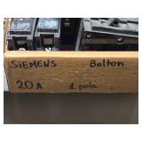 Lot of (1 Shelf) 20/30/15 Amp Circuit Breakers (assorted)