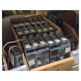 Lot of (1 Shelf) 20/30/15 Amp Circuit Breakers (assorted)