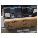 Lot of (1 Shelf) 20/30/15 Amp Circuit Breakers (assorted)