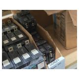 Lot of (1 Shelf) 20/30/15 Amp Circuit Breakers (assorted)