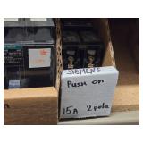 Lot of (1 Shelf) 20/30/15 Amp Circuit Breakers (assorted)