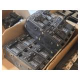 Lot of (1 Shelf) 20 Amp Circuit Breakers (assorted)