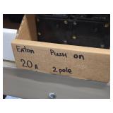 Lot of (1 Shelf) 20 Amp Circuit Breakers (assorted)