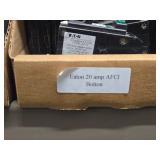 Lot of (1 Shelf) 20 Amp Circuit Breakers (assorted)