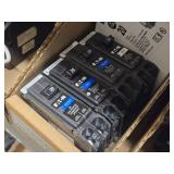 Lot of (1 Shelf) 15/20 Amp Circuit Breakers (assorted)