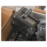 Lot of (1 Shelf) 15/20 Amp Circuit Breakers (assorted)