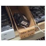Lot of (1 Shelf) 15/20 Amp Circuit Breakers (assorted)