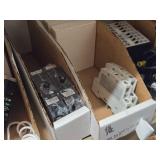 Lot of (1 Shelf) 15/20 Amp Circuit Breakers (assorted)