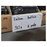 Lot of (1 Shelf) 30/35 Amp Circuit Breakers (assorted)