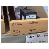 Lot of (1 Shelf) 30/35 Amp Circuit Breakers (assorted)