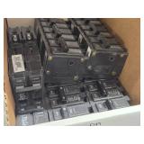 Lot of (1 Shelf) 30/35 Amp Circuit Breakers (assorted)