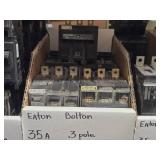 Lot of (1 Shelf) 30/35 Amp Circuit Breakers (assorted)
